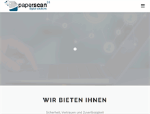 Tablet Screenshot of paperscan24.de